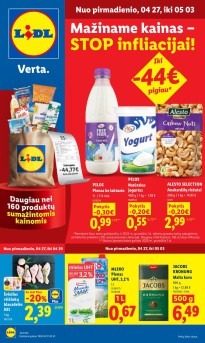 LIDL akcijų ir nuolaidų leidinys 2026.04.27 - 2026.05.03