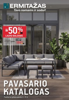 ERMITAŽAS Pavasario katalogas 2026 galioja 2026.05.04 iki 2026.05.31