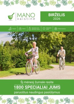 MANO vaistinės akcijų ir nuolaidų leidinys 2026.06.01 - 2026.06.30