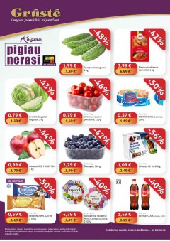 GRŪSTĖ ko gero pigiau nerasi 2026.06.11 - 2026.06.20