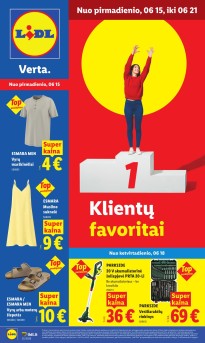 LIDL ne maisto prekių leidinys 2026.06.15 - 2026.06.21