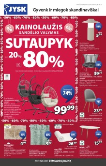Naujas JYSK leidinys galioja 2026.07.28 - 2026.08.10