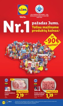 LIDL nuolaidų katalogas "Nr.1 Pažadas Jums"