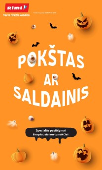 RIMI Hellovyno asortimento katalogas "Pokštas ar saldainis" 2026.09.22 - 2025.10.05